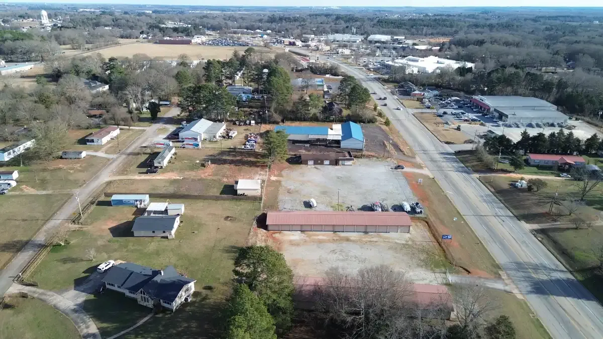 Aerial view of Iron Harbor